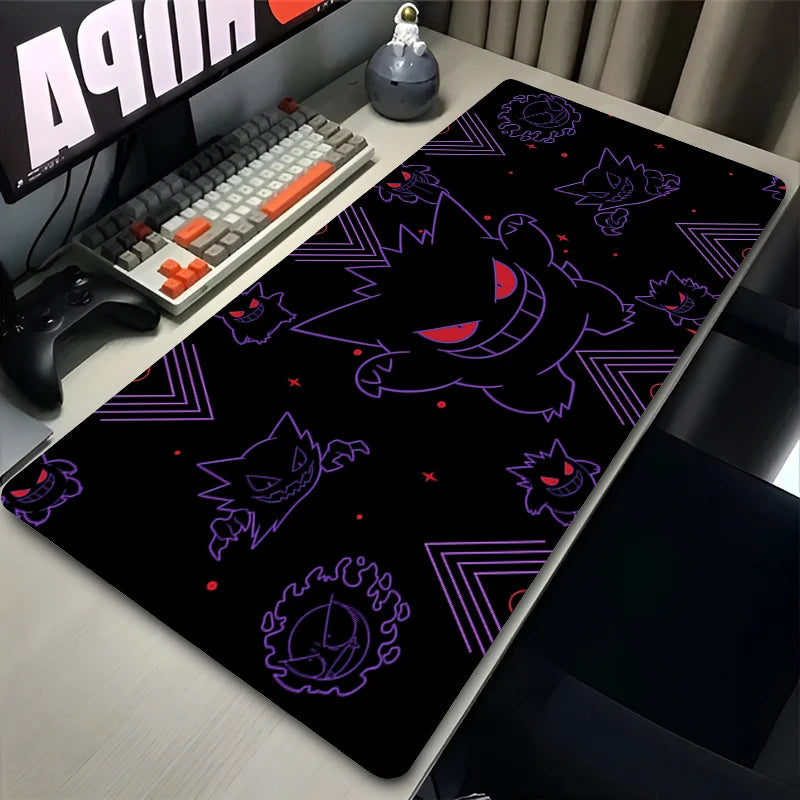 Pokémon Gengar Ghost Type Mouse Pad - Large Gaming & Work Desk Mat