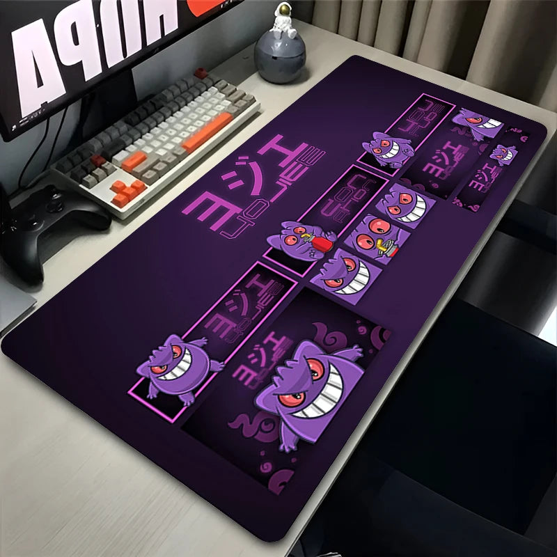 Pokémon Gengar Ghost Type Mouse Pad - Large Gaming & Work Desk Mat