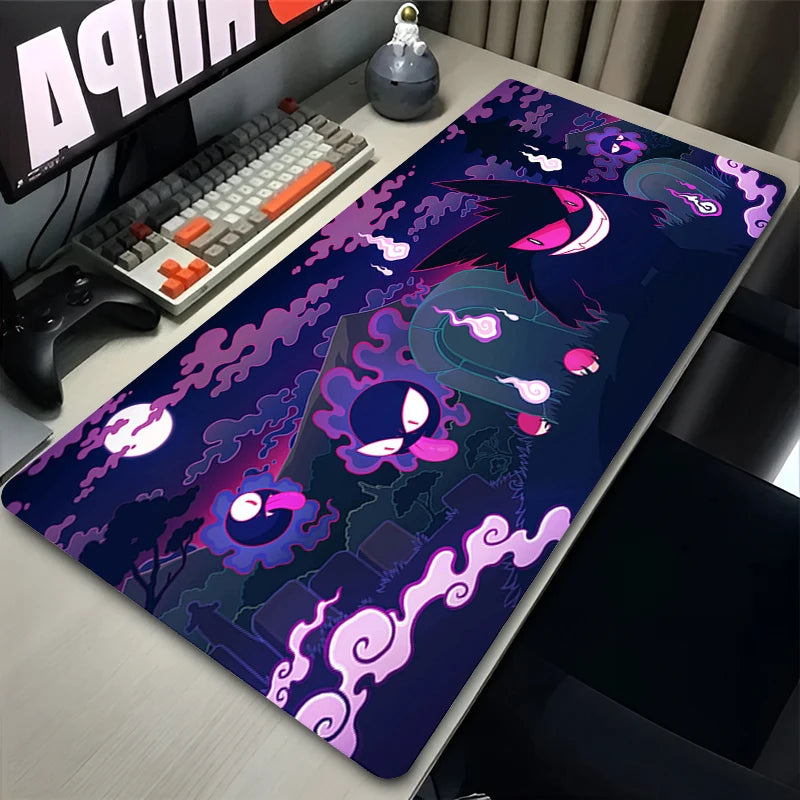 Pokémon Gengar Ghost Type Mouse Pad - Large Gaming & Work Desk Mat
