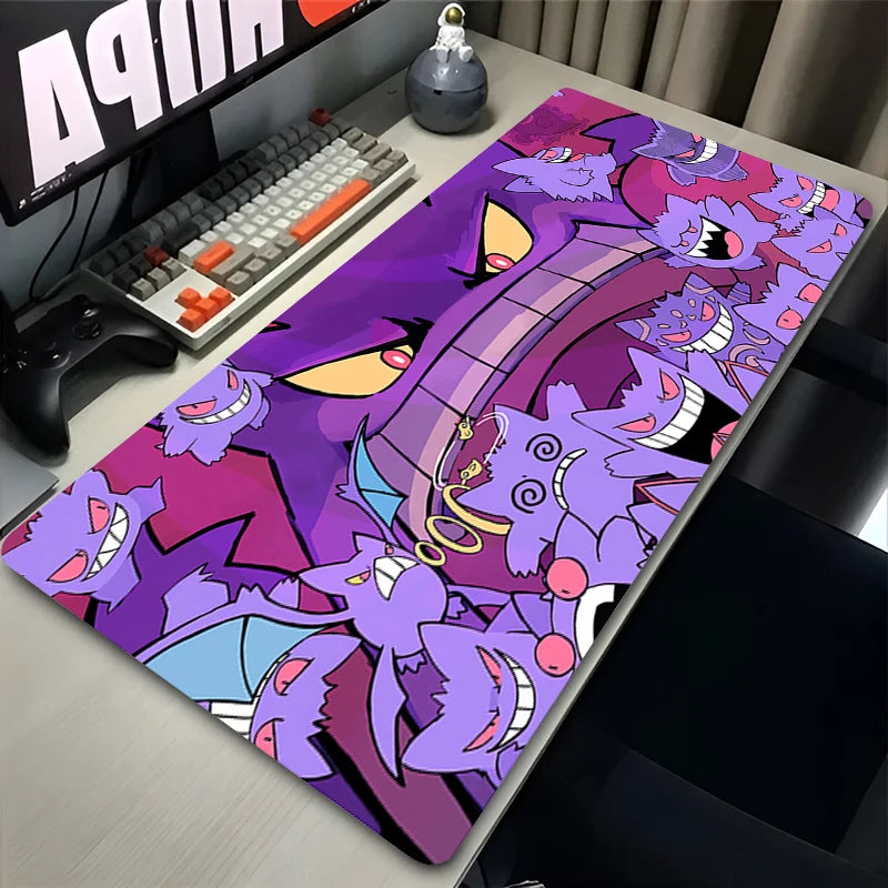 Pokémon Gengar Ghost Type Mouse Pad - Large Gaming & Work Desk Mat