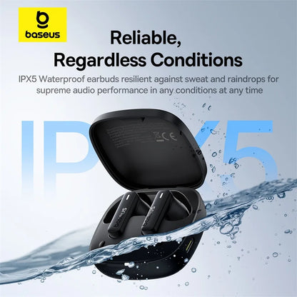 Baseus Bowie E19 Wireless Earphones – Big Bass, Long Battery, IPX5 Waterproof